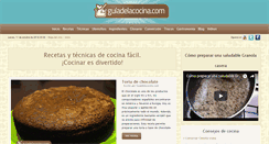 Desktop Screenshot of guiadelacocina.com